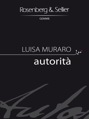 cover image of Autorità